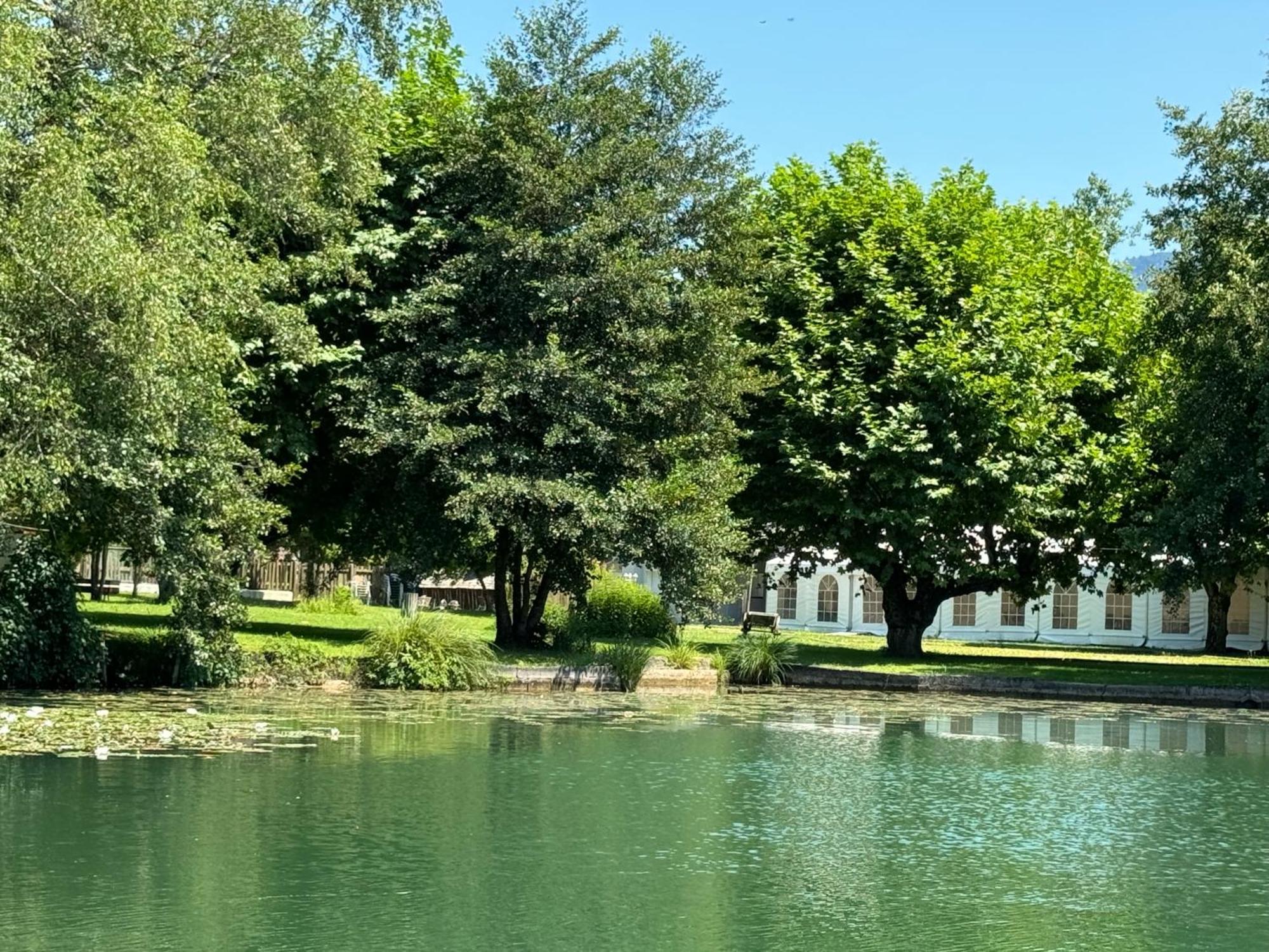 Les Lodges Du Lac Saint-Alban-de-Montbel Exterior foto